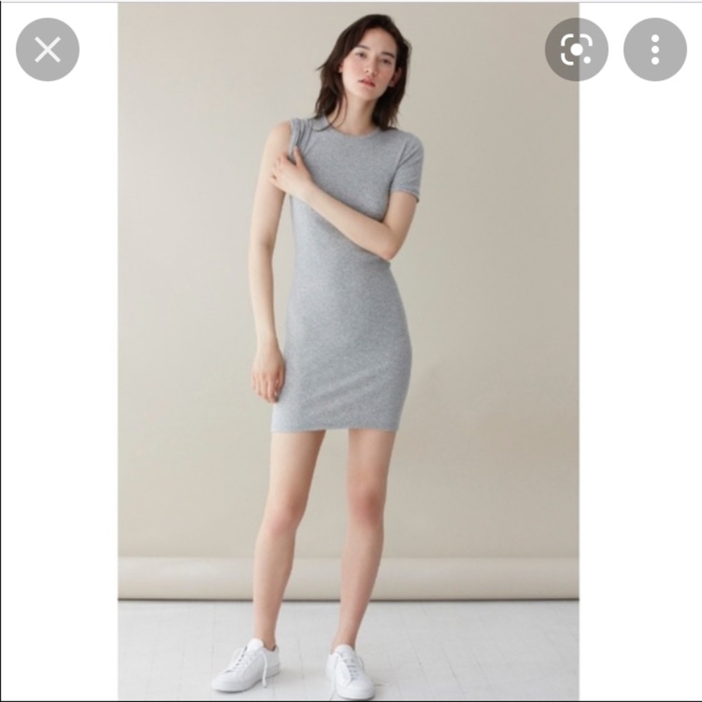 Everlane Pima Microrib T-shirt dress size medium
